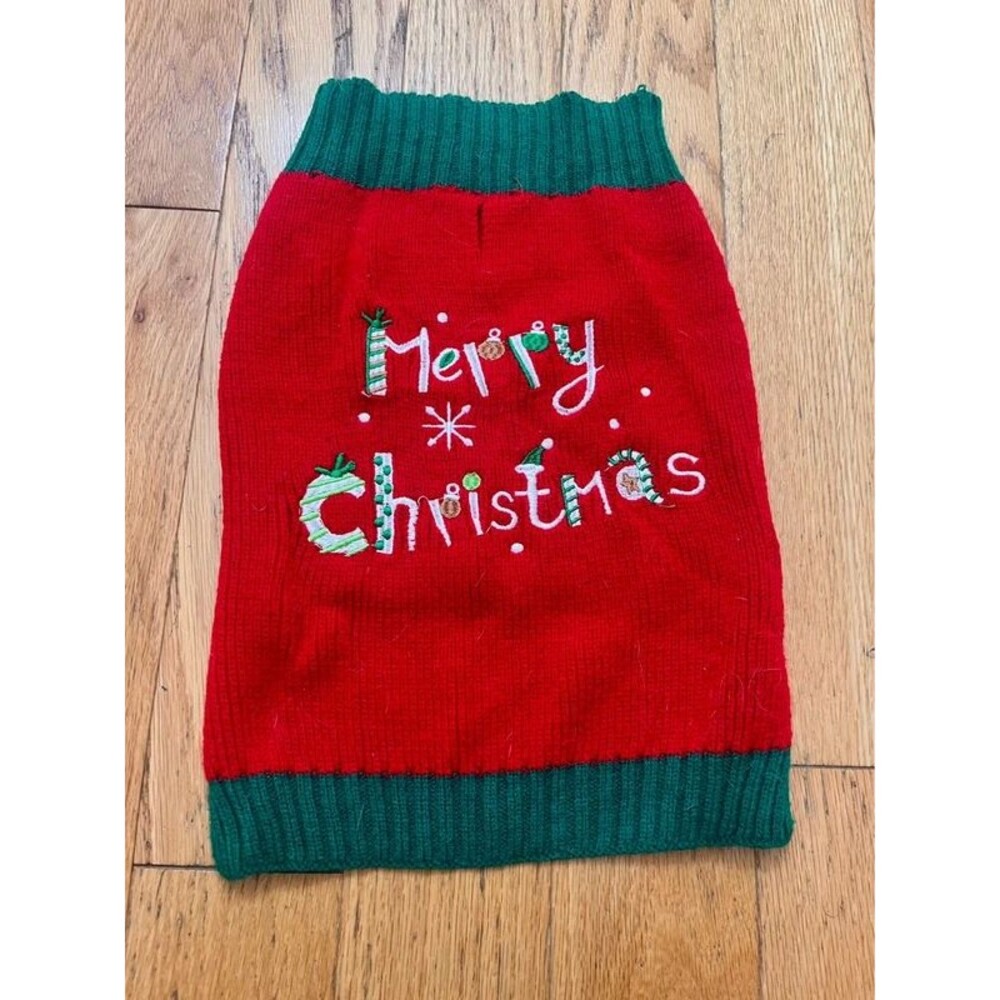 PetHoliday Christmas Sweater- Dog size medium
